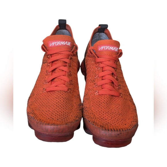 NIKE AIR VAPORMAX FLYKNIT 2HEEL GRAPHIC TEAM ORANGE 8.5 WOMEN'S - Picture 2 of 12